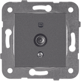 Karre Plus-Arkedia Dark Grey TV Socket Transitive (8-12-dB)