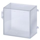 ALPHA-ZS, transparent cover for MCB/NEOZED/DIAZED, sealable