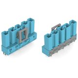 Plug for PCBs straight 5-pole blue