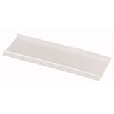 Blanking strip for 45-mm cutouts, can be individually cut to length, white