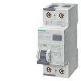 RCBO, 10 kA, 1P+N, Type AC, 300 mA, C-Char, In: 6 5SU1654-1KK06