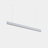 Lineal lighting system Infinite Slim Continuidad Pendant 1120mm 28.7 4000K CRI 90 DALI-2/PUSH Brushed anodise IP40 3104lm