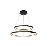 Lucide VIDAL - Pendant light - Ø 78 cm - LED Dim. - 1x92W 2700K - Black