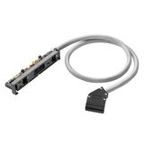 PLC-wire, Digital signals, 20-pole, Cable LiYY, 4 m, 0.25 mm²