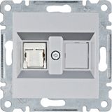 Prise RJ45 - argent