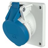 Receptacle angled, 16A3p 6h230V,  IP44