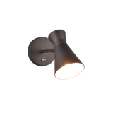 Enzo wall lamp E27 matt black