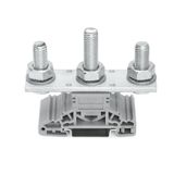Stud terminal block lateral marker slots for DIN-rail 35 x 15 and 35 x