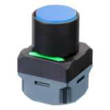 Wireless Full guard button, dia. 34.4 mm,  EU frequency 868.3 MHz, But