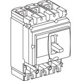 circuit breaker basic frame, ComPact NSX100F, 36 kA at 415 VAC 50/60 Hz, 100 A, without trip unit, 2 poles