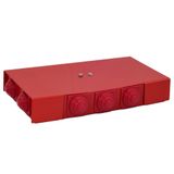 Fire protection box PIP-2AN P3x3x6 red