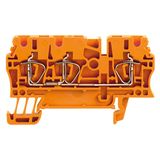 Feed-through terminal block, Tension-clamp connection, 2.5 mm², 800 V,