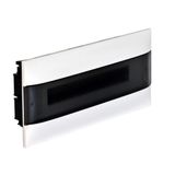 1X22 module recessed box - Smoke door - Earth terminal block - Dry wall