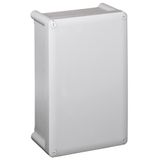 Industrial box - plastic - IP 55 - IK 07 - opaque cover - 130x75x74 mm