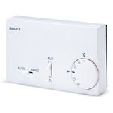 Climate controller 5-30C, AC 230V, 1 changeover contact, 6 A, auto/manual switch. Switch on/off