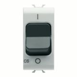 MINIATURE CIRCUIT BREAKER - C CHARACTERISTIC - 1P 6A 230Vac - 1 MODULE - SATIN WHITE - CHORUSMART