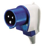 Angled plug, 32A3p6h230V, IP44