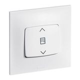 Individual roller shutter switch Neptune - White