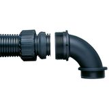 ASF13/M16/C90/BL ELB.90D M16 IP66.69/NC13 COND BLK