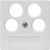 Antenna cover plate for antenna socket T