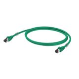 Ethernet Patchcable, RJ45 IP 20, RJ45 IP 20, Number of poles: 8, 0.5 m