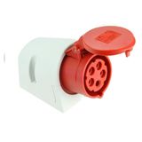 CEE-wall mounted socket 32A 4p 5h IP44