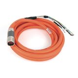 Cable, Motor Power, 1000V Hybrid, 6 Conductor, 18AWG,  5m