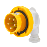 90° PLUG - IP67 - 3P+N+E 16A 100-130V 50/60HZ - YELLOW - 4H - SCREW WIRING