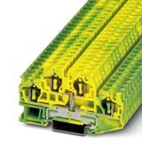 Ground-double-level terminal block STTB 4-PE