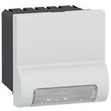 Arteor 230V Skirting Light with LED 2 Module Soft Alu