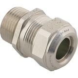 Cable gland Ex Compact brass M40x1.5 Ex d IIC / Ex e II cable Ø 21.0-26.0 mm