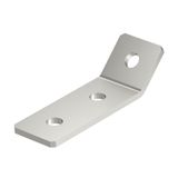 Mounting bracket, 45° with 3 holes A4