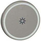 Round key cover Arteor BUS/SCS - light symbol - 2 modules - magnesium