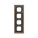 1724-843 Cover Frame Busch-dynasty® antique brass decor anthracite