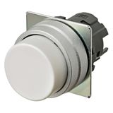 Pushbutton A22NZ Ø22, bezel brushed metal, PROJECTED, MOMENTARY, CAP C