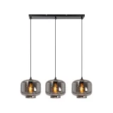 Lucide MEDINE - Pendant light - 3xE27 - Smoke Grey