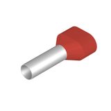 Wire end ferrule, Twin wire-end ferrule, 10 mm², Stripping length: 23 