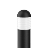 MEGA GLASPOLLER, anthracite, on/off Bollards, D 169 H 1200, Opal glass