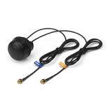 Theft-proof combination antenna with 2.5m cable and SMA straight plug