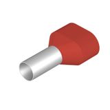 Wire end ferrule, Twin wire-end ferrule, 10 mm², Stripping length: 17 