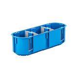 Junction box for cavity walls P3x60D MULTIBOX 2 blue