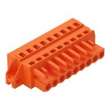 1-conductor female connector CAGE CLAMP® 2.5 mm² orange