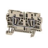 Feed-through terminal block, Tension-clamp connection, 4 mm², 800 V, 3