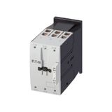 Contactor, 3 pole, 380 V 400 V 37 kW, RDC 24: 24 - 27 V DC, DC operation, Spring-loaded terminals