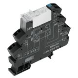 Relay module, 230 V AC ±5 %, Green LED, Rectifier, RC element, 1 CO co