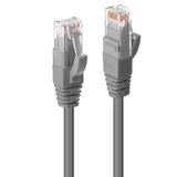 15m Cat.6 U/UTP LSZH Network Cable, Grey RJ45, M/M, 250MHz, Copper, 26AWG