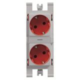 T1088 RP T1088 RP - Duplex Schuko socket outlet