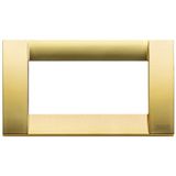 Classica plate 4M metal matt gold