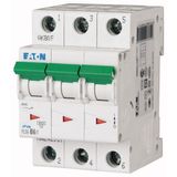 Miniature circuit breaker (MCB), 6 A, 3p+N, characteristic: C