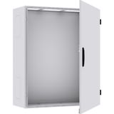 TW205S Wall-mounting cabinet, Field Width: 2, Number of Rows: 5, 800 mm x 550 mm x 350 mm, Isolated, IP55